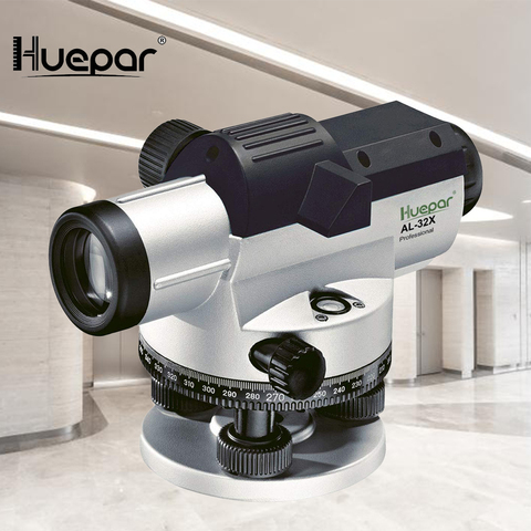 Huepar Optical Laser Level Accuracy Levelling Tool Optical Level Instrument Self-levelling Height/Distance/Angle Measuring Tool ► Photo 1/6