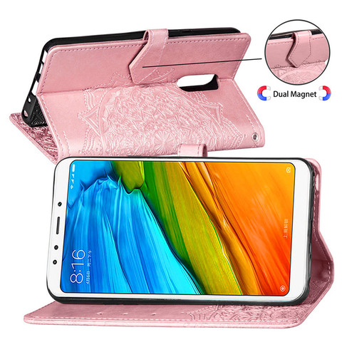 Leather Flip Case For Xiaomi Redmi 8 7 6 6A 5 Plus Note Pro A2 Lite Go Mi 9 SE 9T 8 Lite For Redmi 8A 7A 7 5A poco x3 nfc Cover ► Photo 1/4