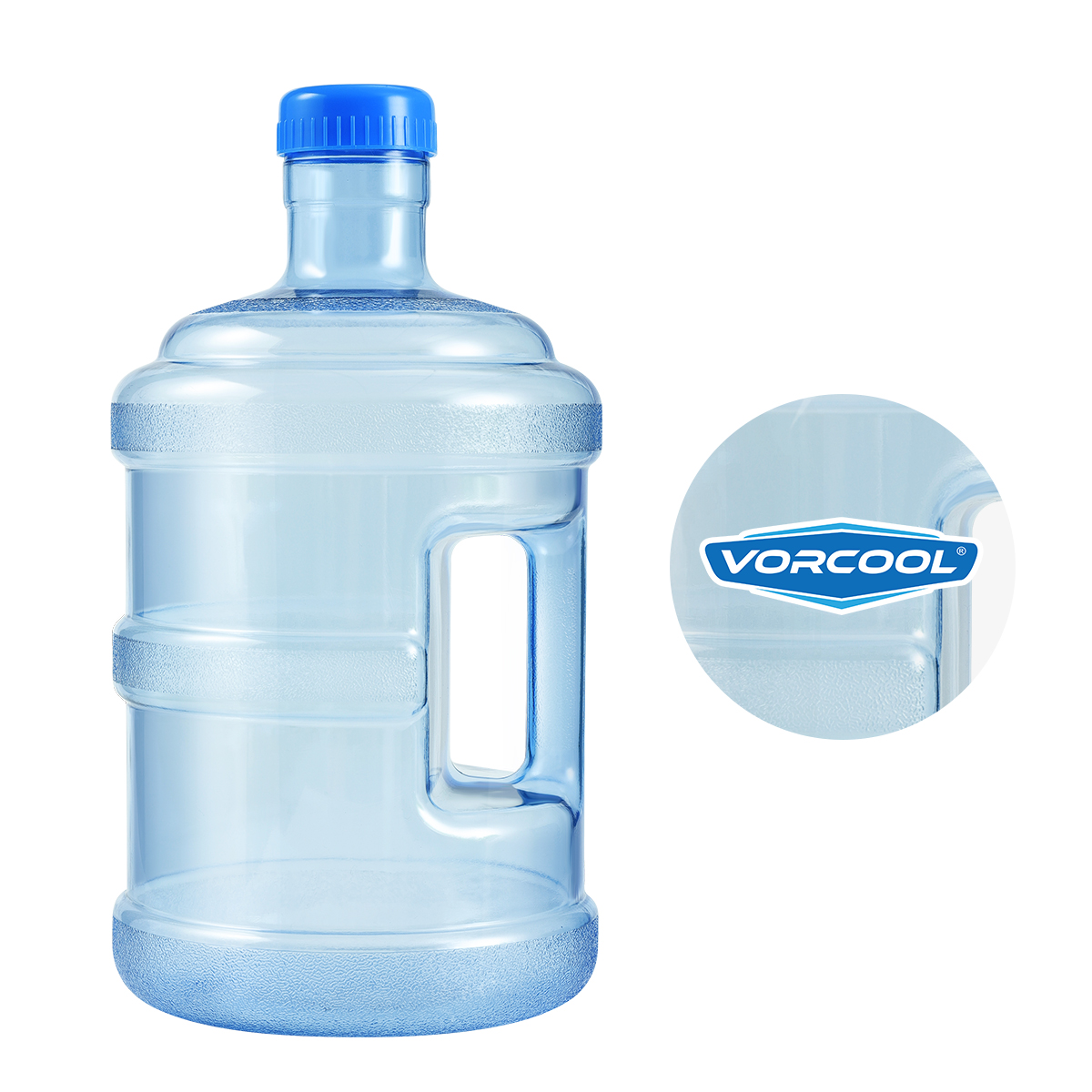 1pc Gallon Water Bottle Snap On Cap Anti Splash 55mm Peel Off Tops Supply 
