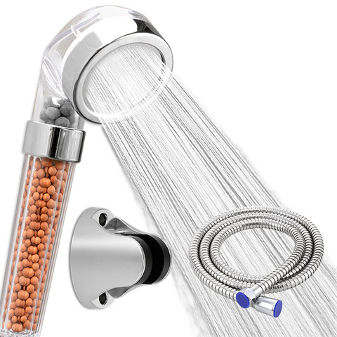 Zhangji Bathroom SPA Shower Head With Anion Filter Ball High-Pressure Health Massage Shower Water Saving & Filtering Impurities ► Photo 1/6