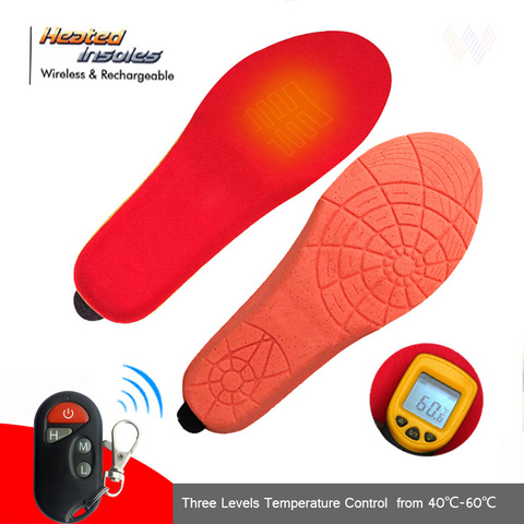 1800mAh Heating Insoles Wireless Intelligent Remote Control Winter Spring Warm Heated Insole EUR Size 35-46 Cut to Fit Unisex ► Photo 1/6