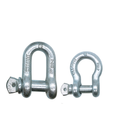 5pcs/lot High-intensity U-bolts bow shackle 0.5T/0.75T/1T/1.5T/2T (ton) Type u sling screw Rope screw Bow shackle cufflinks ► Photo 1/6