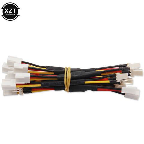 10PCS 3pin Computer Fan Down Slow Speed fan controller Cable 10cm Deceleration Line for PC CPU Cooling Fan Cpu cooler Connector ► Photo 1/6