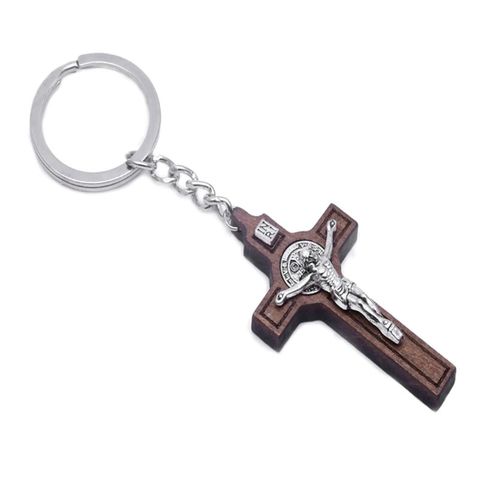 Christian Jesus Cross Keychain Religious Key Ring Jewelry Bag Pendant Car Souvenirs Gift for Women Men High Quality and New ► Photo 1/6