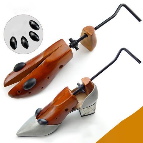 1pcs Shoe Stretcher Wooden Shoes Tree Shaper Rack Unisex Wood Adjustable Flats Pumps Support Boots Expander Trees Size S/M/L ► Photo 1/6