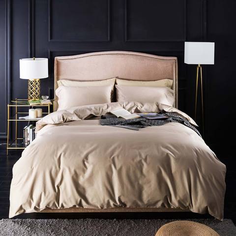 Svetanya Nordic Khaki Egyptian Cotton Bedlinens Twin Queen King Size Family Set Duvet Cover Set Bedding Bedspread ► Photo 1/6