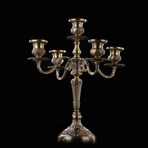 Candelabra Metal 5-arms/3 arms Candle Holders Wedding Decoration Candlesticks Event Candle Stand Table Centerpiece ► Photo 1/6