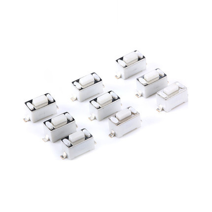 100PCS/LOT 3*6*4.3 mm 2pin SMD/DIP Tact Switch Push Button Touch Micro Switch 3x6x4.3/5 H White Button ► Photo 1/4