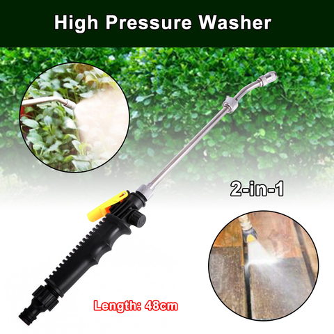 2.0 High Pressure Power Car Washer Cleaner Water Garden Gun Wand Nozzle Sprayer Watering Spray Sprinkler 2 in 1 ► Photo 1/6