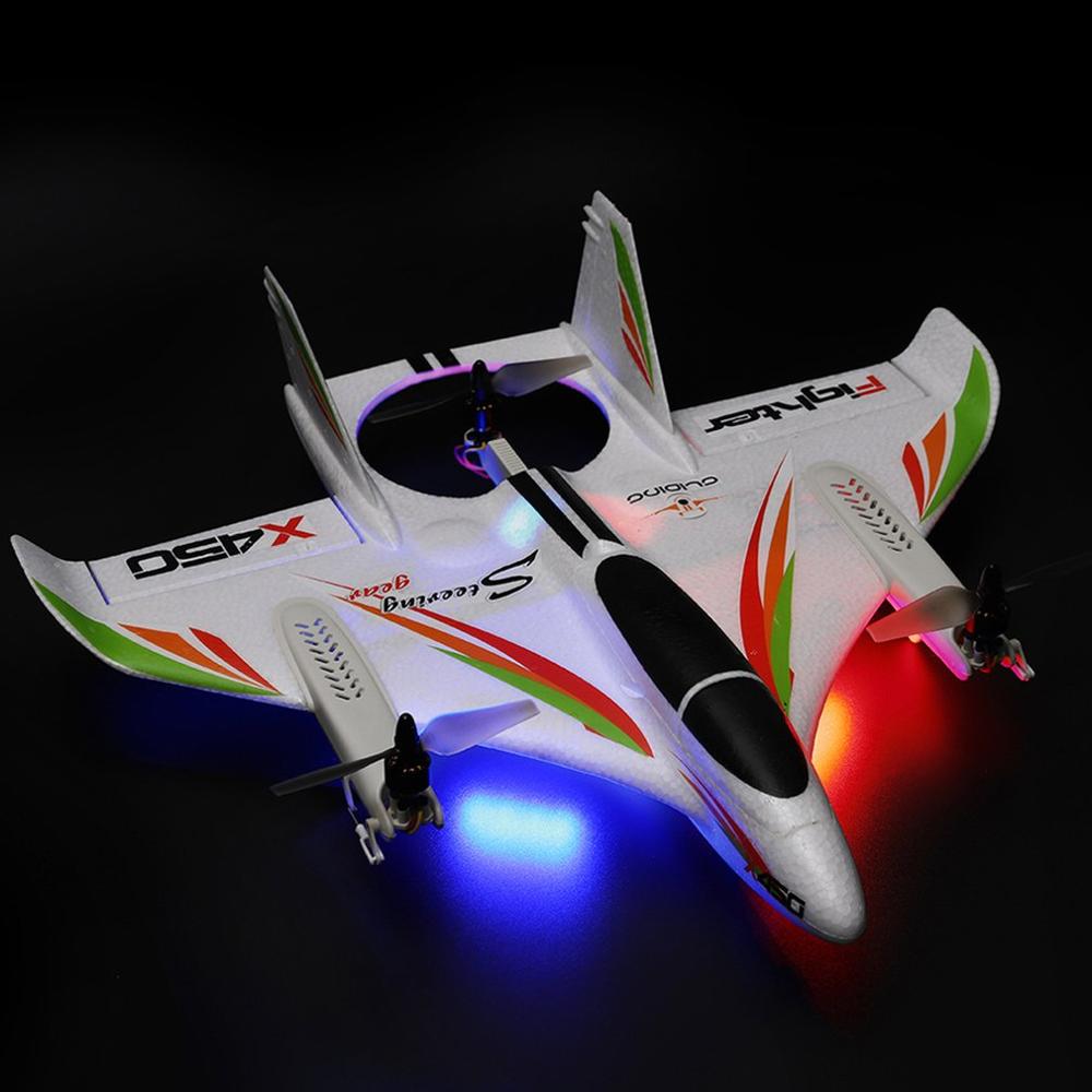 WLtoys XK X450 RC Glider 2.4G 6CH 3D/6G RC Airplane Vertical Takeoff LED RTF Toy