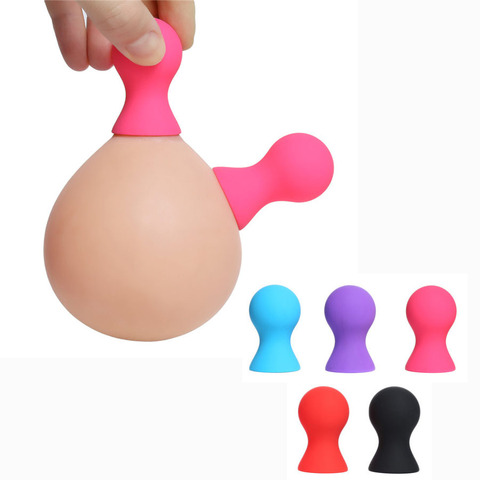 2PCS Vacuum Nipple Cupping Sucker Breast Clips Massager Clitoris Stimulator BDSM Enhancer Pump Sex Toys For Woman ► Photo 1/6