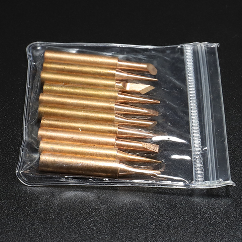 10pcs 900M T Series Pure Copper Soldering Iron Tip Lead-free Welding Sting For Hakko 936 FX-888D 852D Soldering Iron Station ► Photo 1/2