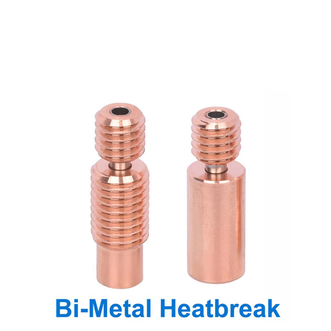 Bi-Metal Heatbreak Bimetal Heat Break for V6 Hotend Heater Block for Prusa I3 MK3 Break 1.75MM Filament Smooth ► Photo 1/5