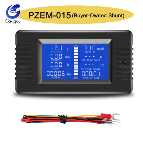 PZEM015 0-200V Car Battery Discharge Indicator Capacity Tester Power Energy Impedance Resistance Voltmeter ► Photo 1/6