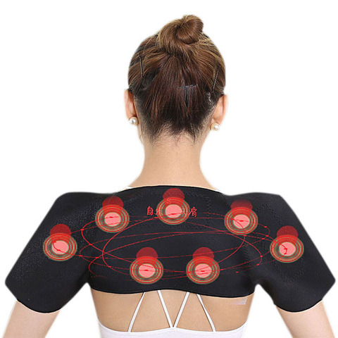 New Tourmaline Self-heating Unisex Heat Therapy Pad Shoulder Protector Support Body Muscle Pain Relief Health Care Heating Belt ► Photo 1/6