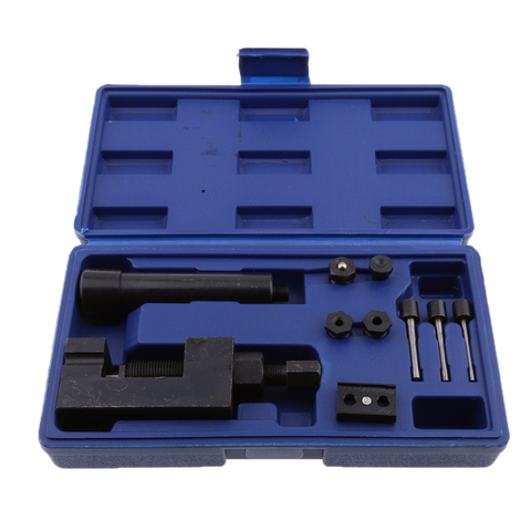 Motorcycle 4 Pins Chain Cutter Breaker Splitter Riveting Tool Rivet Repair Set For Chain 415/420/428/520/525/530/630 Motorbike ► Photo 1/5