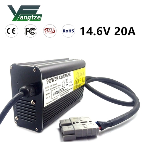 Yangtze 14.6V Power Supply 20A 19A 18A Lifepo4 lithium Battery Charger For 20V Electric Bike Scooters E-bike Electric Tool ► Photo 1/6