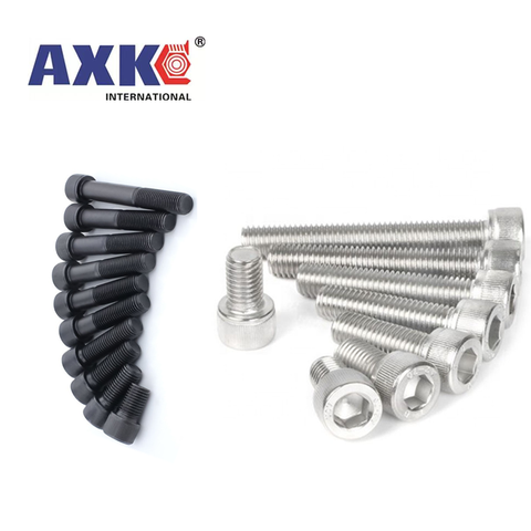 50pc M1.4 M1.6 M2 M2.5 M3 304 A2 Stainless Steel Black grade 12.9 DIN912 Hexagon Hex Socket Head Cap Allen Bolt Screw L=2-30mm ► Photo 1/6