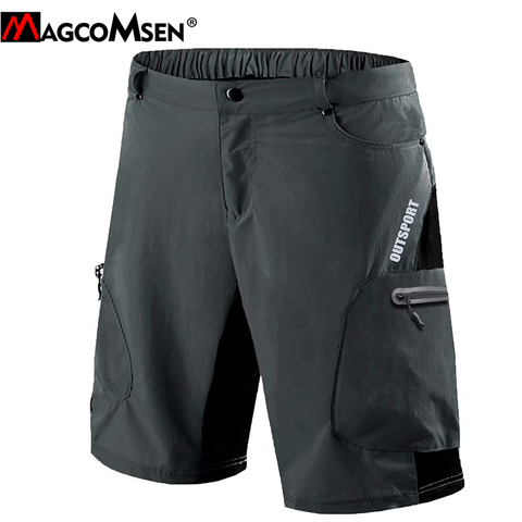 MAGCOMSEN Quick Dry Hike Shorts Men Summer Casual Lightweight Patchwork Straight Shorts Multi Pockets Rip-Stop Cargo Work Shorts ► Photo 1/6