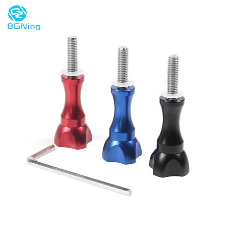 CNC Aluminum Long Thumb Knob Screw Adjustable for GoPro Hero 8 Max 7 6 5 Sjcam Yi 4K EKEN Action Sports Camera Diving Accessory ► Photo 1/6