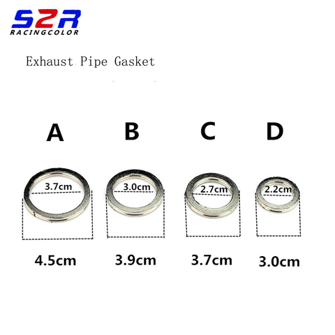 2pcs Motorcycle Exhaust Pipe Gasket Dirt ATV Scoote Exhaust Port RetaIning Rings For YAMAHA HONDA SUZUKI BMW Kawasaki ► Photo 1/6