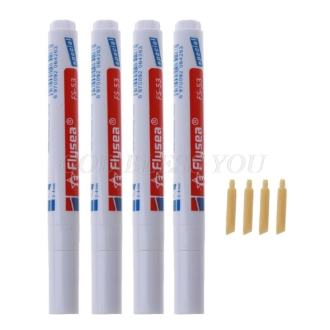 4Pcs Tile Grout Pen White Grout Renew Repair Marker with Replacement Nib Tip to Restore The Look of Tile Grout Lines Pen ► Photo 1/6