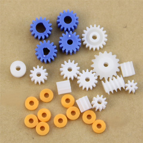 16 Kinds Plastic Shaft Gears Spindle Gears Gear-B 2MM 2.3MM 3MM 3.17MM 4MM Worm ► Photo 1/5