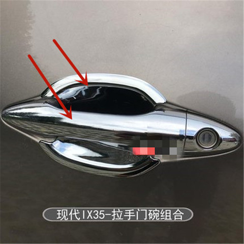 ABS Chrome car Door handle Protective covering Cover Trim Door Handle Car styling for Hyundai ix35 2009-2015 ► Photo 1/3