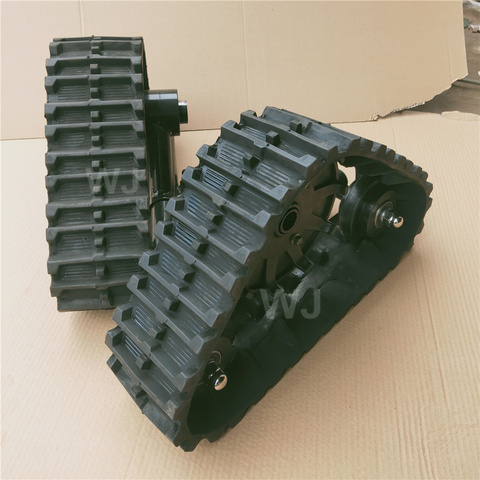 Kids ATV UTV Buggy Quad Snow Track System Snowblower Wheels Snow Blower Track Sets Snowmobile Tracks Assembly ► Photo 1/5