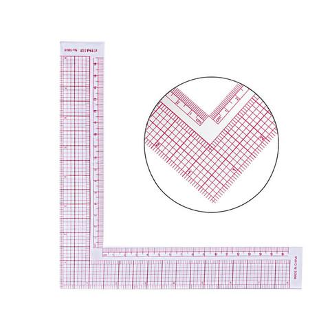 1Pc  L-shaped /Fan shape Sewing Square Ruler French Curve Sewing Measuring Rule Professional DIY Craft Tailor Craftsman Sewing ► Photo 1/6