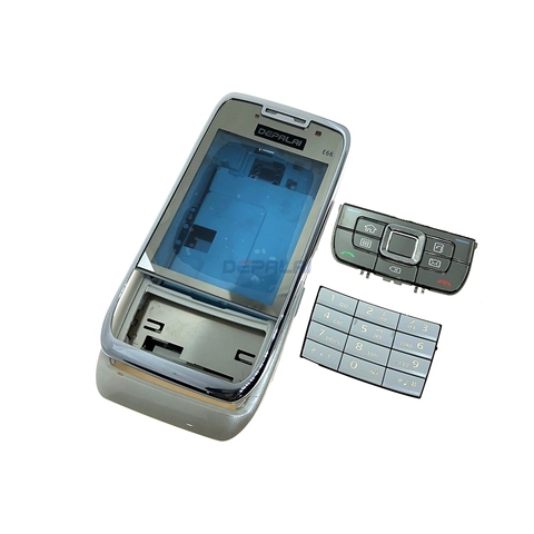 Complete front cover E66 keyboard for Nokia E66  battery back cover High quality housing+Keypad ► Photo 1/6