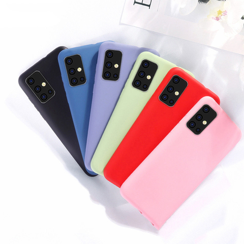 For Cover Samsung Galaxy M51 M21 Case For Samsung M51 TPU Soft Cover For Samsung M31 M11 A11 A31 A41 A51 S20 Ultra M51 Fundas ► Photo 1/6