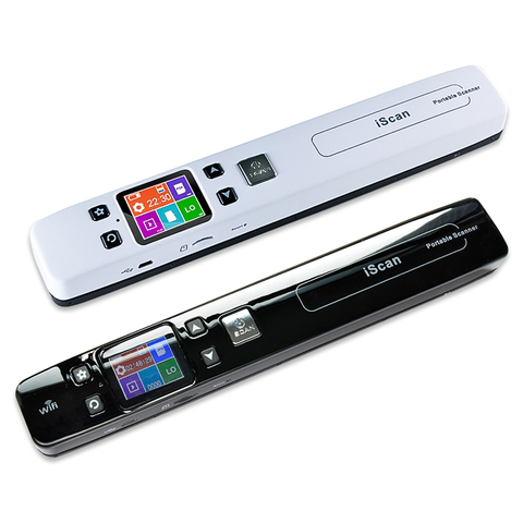 Mini Wireless WiFi Portable Scanner HD LCD Display Receipts Books Handheld Document Scanner A4 Size 1050DPI Support JEPG or PDF ► Photo 1/6