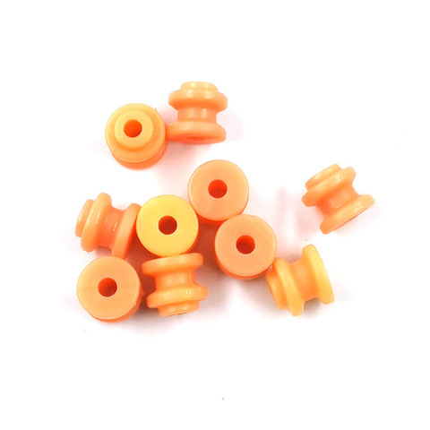 Easy-to-Install Orange 6*2 Plastic Belt Pulley Toy Accessories 6mm Diameter Technology Model Parts 62A ► Photo 1/2