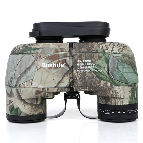 Boshile 10X50 HD High Power Binoculars Military Marine Waterproof Telescope Rangefinder Distance Navigation Hunting Binoculars ► Photo 1/6