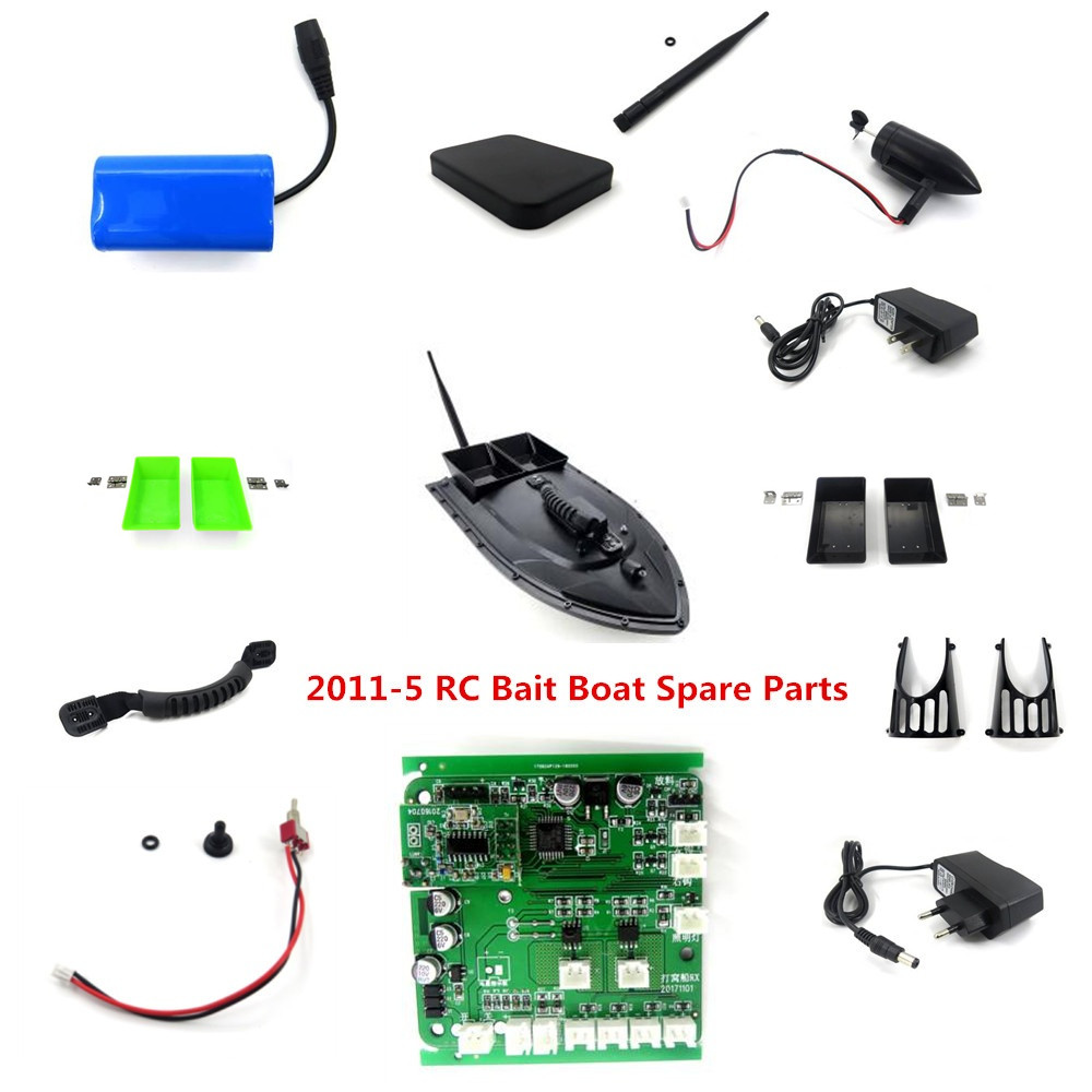 2011-5 Remote Control RC Fishing Bait Boat Spare Parts 7.4V 5200mah  battery/Handle/boat receiver/Antenna/motor And Other Parts - Price history  & Review, AliExpress Seller - Auspicious Cloud Remote Control toy Store