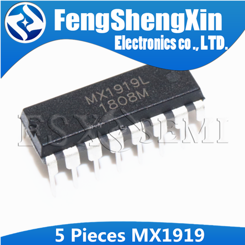 5pcs MX1919 DIP-16 MX 1919 DIP16 DIP MX1919L Motor drive chip ► Photo 1/1