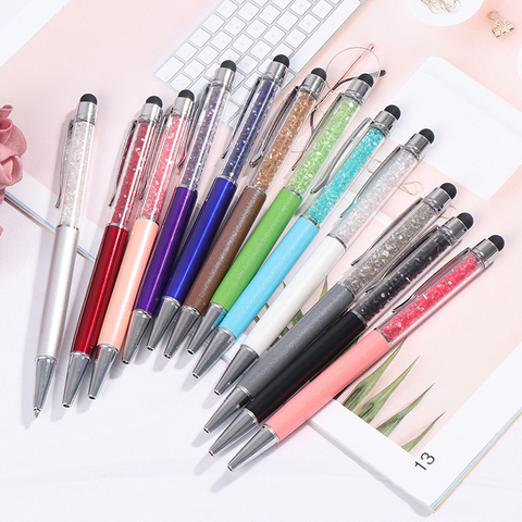 Diamond Crystal Ballpoint Pen Stylus Touch Screen Pen For Mobile Phone Office&School Supplies ► Photo 1/6