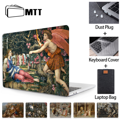 MTT Laptop Case For Macbook Air Pro 11 12 13 15 16 Touch Bar Oil Painting Cover For Macbook Air 13 inch Funda A1932 A2179 A2289 ► Photo 1/6