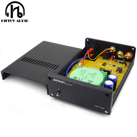 DAC Audio Amplifier Fiber Coaxial Input Decoder of PCM1794 *2 + AK4118 SU1 ADUM High Speed Digital Lsolation ► Photo 1/6