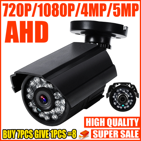 REAL SONY-IMX326 720P 1080P 4MP 5MP AHD MINI CAMERA 2.0MP Digital FULL HD CCTV Security Surveillance home in/Outdoor Waterproof ► Photo 1/6