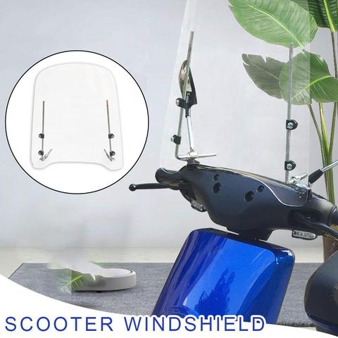 Motorcycle Electric Scooter Front Motorcycle Windshield HD Transparent Universal Windscreen Windshield Spoiler Scratch Resistant ► Photo 1/1