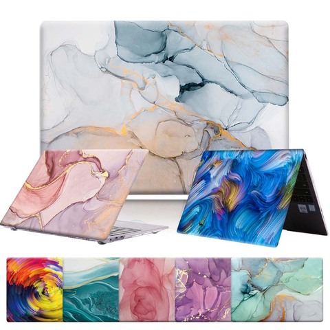 New Hard Shell Laptop Case for HUAWEI MateBook X Pro 13.9 2022/MateBook 13/14/MateBook D 14/D 15 Watercolor Hasp Laptop Case ► Photo 1/6