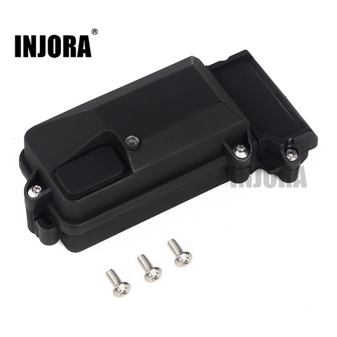 INJORA 1PCS Plastic Waterproof RC Car Radio Device Receiver Box 85*40*28mm for 1/10 Axial SCX10 90046 D90 TRX-4 RC Crawler Car ► Photo 1/6