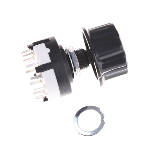 Hot RS26 1 Pole Position 12 Selectable Band Rotary Channel Selector Switch Single Deck Rotary Switch Band Selector High-quality ► Photo 1/6