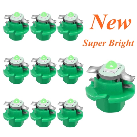 10PCS 2022 NEW T5 B8.4D B8.4 Super Bright LED Bulbs Car Panel Gauge Speedo Dash Lamp Auto Dashboard Instrument Cluster Lights ► Photo 1/6