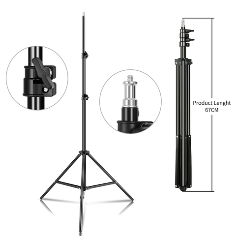 Professional Adjustable 2M(79in) Light Stand Tripod With 1/4 Screw Head For Photo Studio Flashes Photographic Lighting Softbox ► Photo 1/6