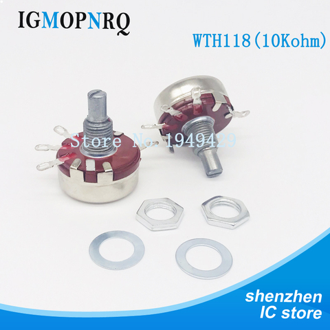 2PCS WTH118 10K 2W 1A Potentiometer New Authentic Variable Resistor VR Resistance 10K Ohm ► Photo 1/2