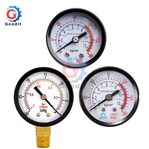 Portable Dual Scale Dial Gauge 1/4