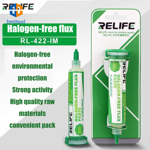 RL-422-IM Lead-free Halogen-free BGA Solder Paste Special Flux For Maintenance Solder Tools Safety Environmental Protection ► Photo 1/6